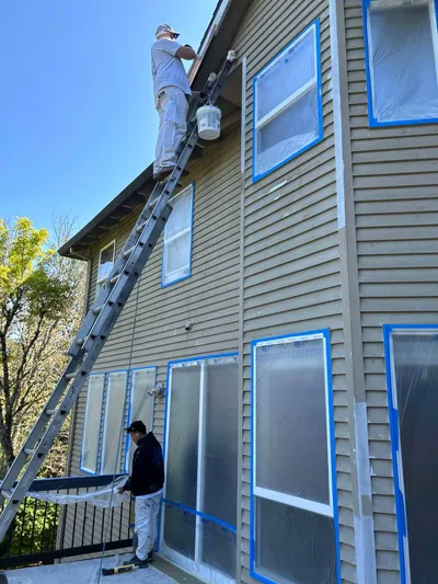 Exterior painting by Painting & Drywall Experts Ottawa