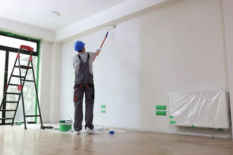 Freshly painted interior living room in Ottawa